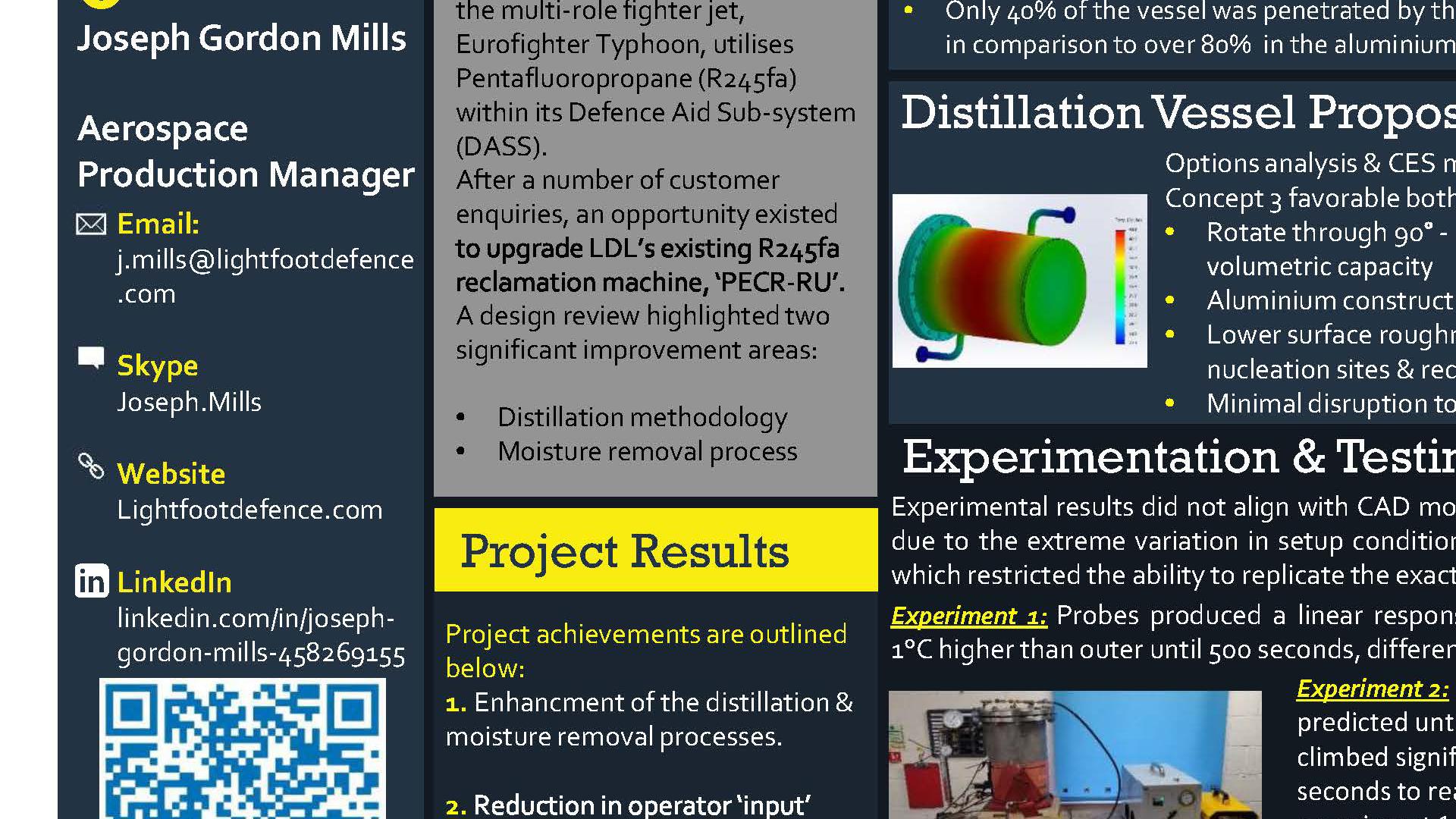 Joseph Gordon Mills' project poster